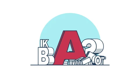 Abstract letters rotation 360 degrees Stock Footage 62481733
