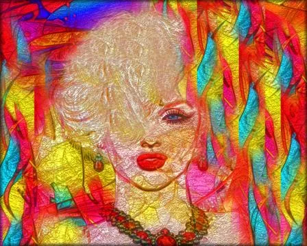 Abstract Liasions Illustrazione stock