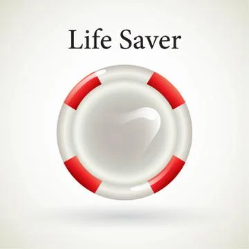 Abstract life saver Stock Illustration