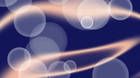 Abstract Light and Circle Background with Soft Glowing Effects Stock Footage 332212744