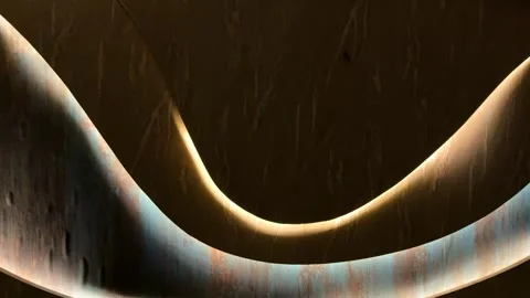 Abstract light and shadow play on textured surface with elegant curves and .. Stock Footage 340052505