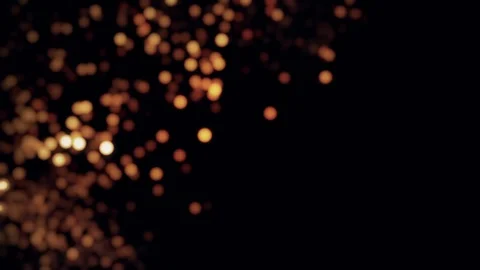 Abstract light background with beautiful bokeh lights in a dynamic flow (4K) Stock Footage 126046430