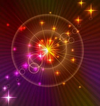 Abstract light background with circles Stock Illustration