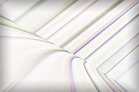 Abstract light background with different colored lines. On a light backgro... Stock Photos