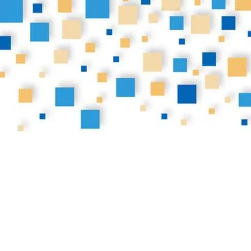 Abstract light background with many multicolored squares - Vector Stock Illustration