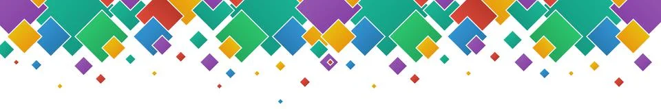 Abstract light background with many multicolored squares - Vector Stock Illustration