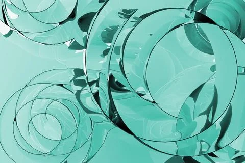 Abstract light background - pattern of bubbles, curls, circles of soft light  Stock Illustration