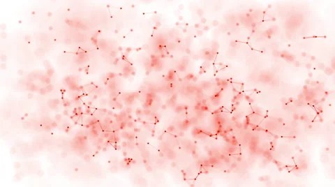 Abstract light background with red lines and dots Stock Footage 66874001