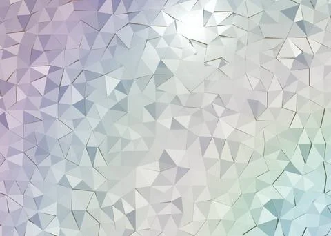 Abstract light background with triangle shapes 3d Stock Illustration
