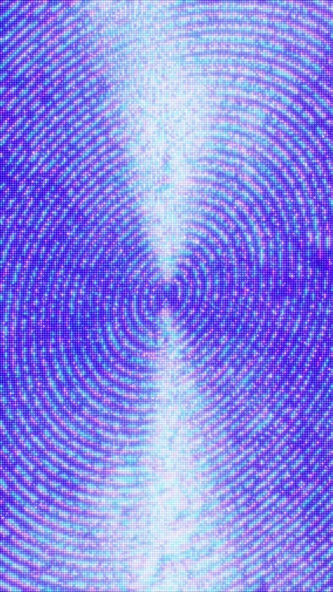 Abstract light beam projects concentric rings. Stock Footage 320939013