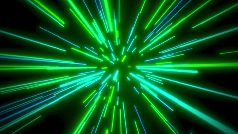Abstract light beams eyecandy loopable Green Blue Stock Footage 150598106