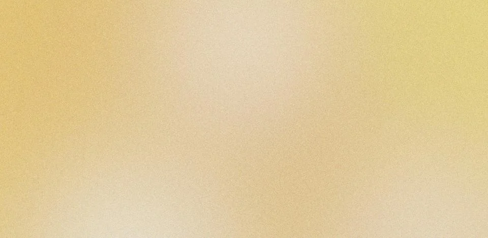 Abstract light beige golden gradient background with grainy texture Ilustración de archivo