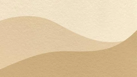 Abstract light beige gradient texture paper background with wavy layers. Wa.. Stock Illustration