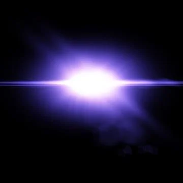 Abstract light on black background Stock Illustration