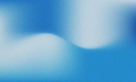 Abstract light blue and white gradient background, with grainy texture, and.. Stock Photos