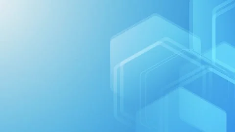Abstract light blue background with overlapping hexagonal outlines 스톡 동영상 313833037