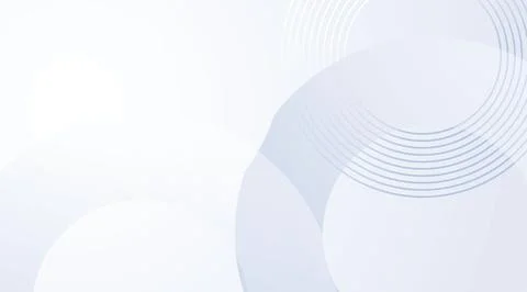 Abstract light blue background with overlapping circular shapes and subtle thin Stockillustratie