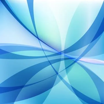 Abstract light blue background with twist lines Stock Illustration