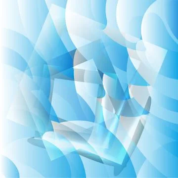 Abstract light blue background Vector illustration Stock Illustration