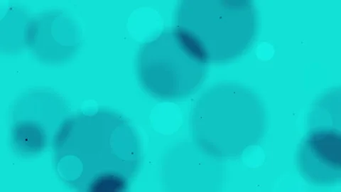 Abstract Light Blue Bubble Bokeh Background with Soft Circular Shapes Animation Stock Footage 310937015
