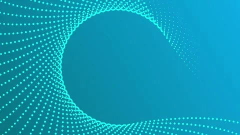 Abstract Light Blue Circular Wave Background Stock Footage 315080641