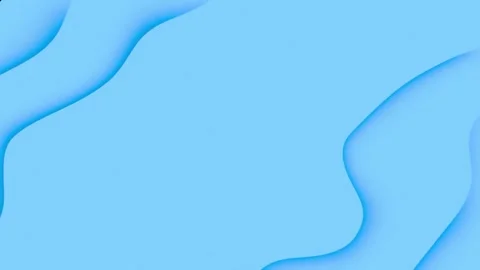 Abstract Light Blue Liquid Wave Motion Background With Soft Shadows Stock Footage 347149622