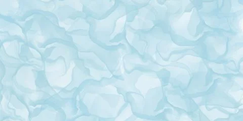 Abstract light blue marble fluid painted background. Alcohol ink or watercolor Stock Illustration