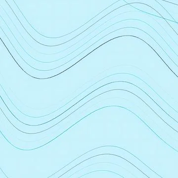 Abstract Light Blue Minimalist Wavy Line Pattern Background for Modern Digital 스톡 일러스트