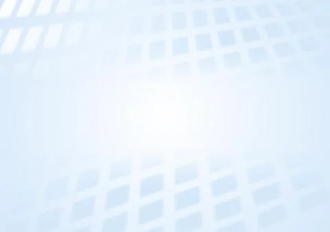 Abstract light blue squares tech perspective background Illustrazione stock