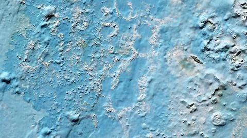 Abstract Light Blue Textured Surface with Grunge Plaster Effect Stock-Fotos