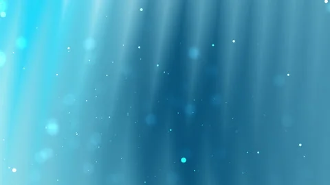 Abstract Light Blue Underwater Glowing Particles Sparkle Gradient Background	 Stock Footage 319930463