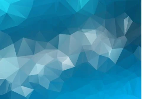 Abstract Light BLUE vector blurry triangle background design. Geometric backg Illustrazione stock