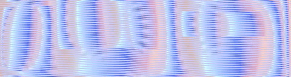 Abstract light blue wavy background with rounded lines and shapes with glow Stock Illustration