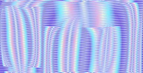 Abstract light blue wavy texture with grid lines and rounded shapes with moire Stock Illustration