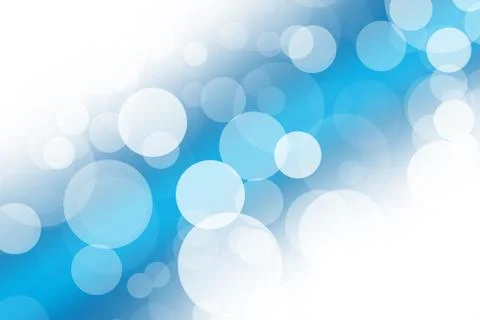 Abstract light blurs in blue Stock Illustration