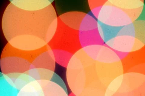 Abstract Light Bokeh Background. Defocused light dots abstract background. Stock Photos