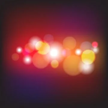Abstract Light Bokeh Background. Stock Illustration
