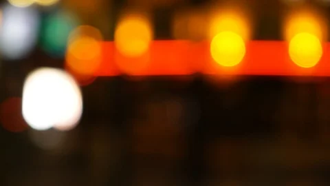 Abstract Light Bokeh Background on Paris Street 스톡 동영상 116838308