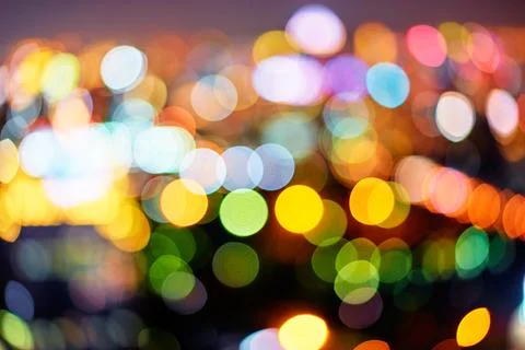 Abstract light bokeh background. Stock Photos