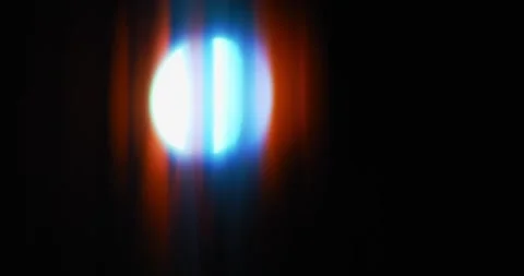 Abstract light bokeh motion blur in dark background. Soft glowing particles crea 库存影片 340450354