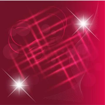 Abstract light bokeh on pink background Stock Illustration