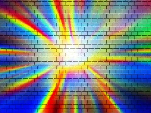 Abstract light bricks pattern Stock Photos