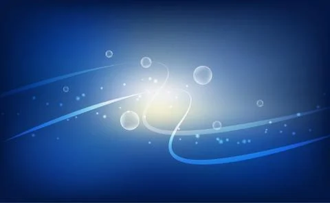 Abstract light bubbles background Stock Illustration