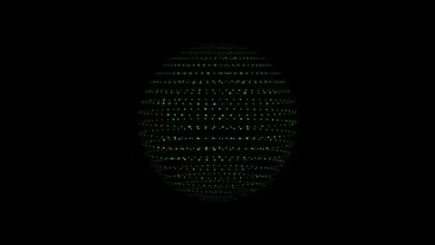 Abstract light bulb 3D sphere effect animation overlay Stock Footage 264403846