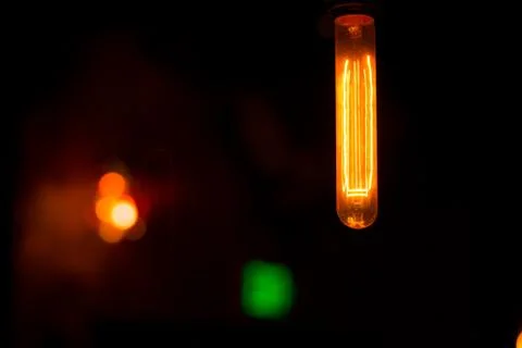 Abstract Light bulb Fotos Stock