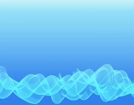 Abstract light bule and green curve line background Stock-Illustration