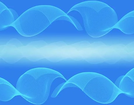 Abstract light bule curve line background Stock-Illustration