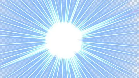 Abstract Light Burst Background in Light Blue Shades Illustrazione stock