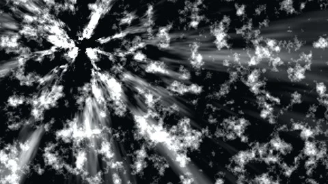 Abstract light burst expanding outward with dark negative space during a sl.. Stock Footage 342517065