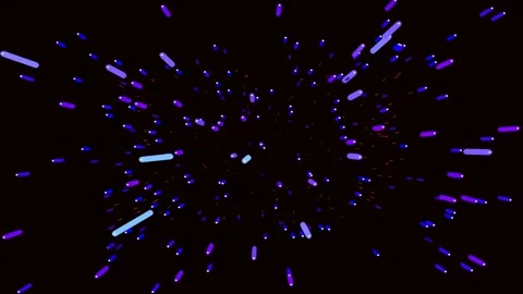 Abstract light burst explosion background, vibrant energy particle effects Stock Footage 341058133